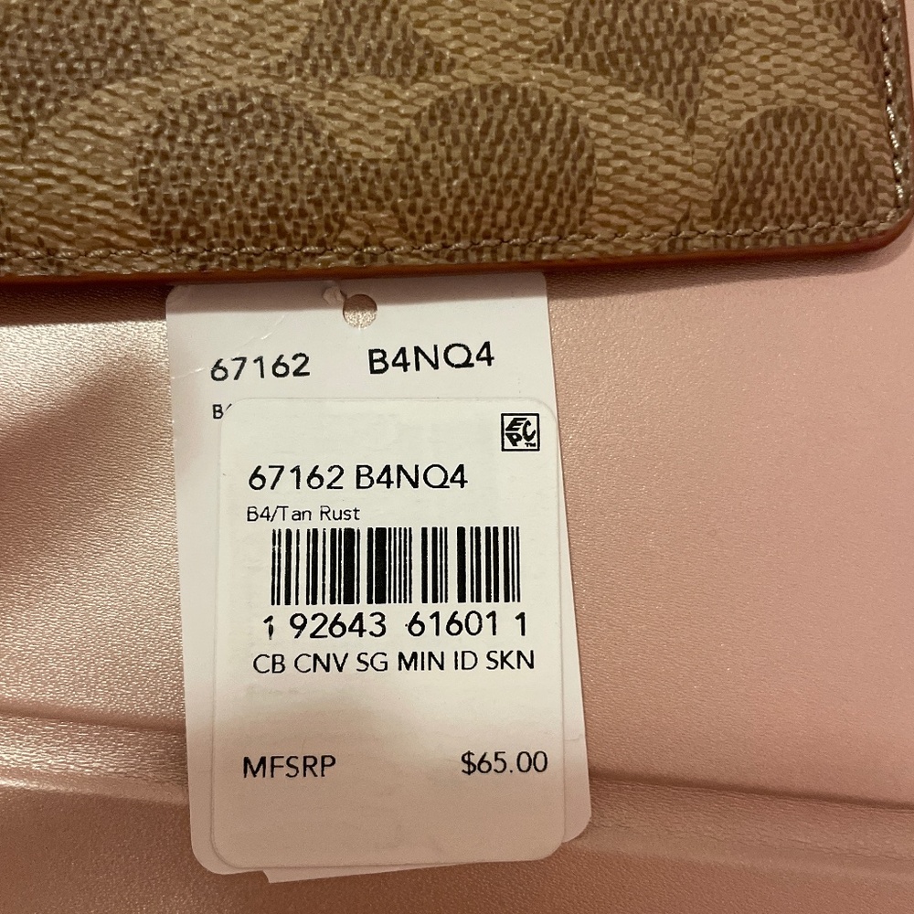 Coach coin purse with card slots - Picture 3 of 3
